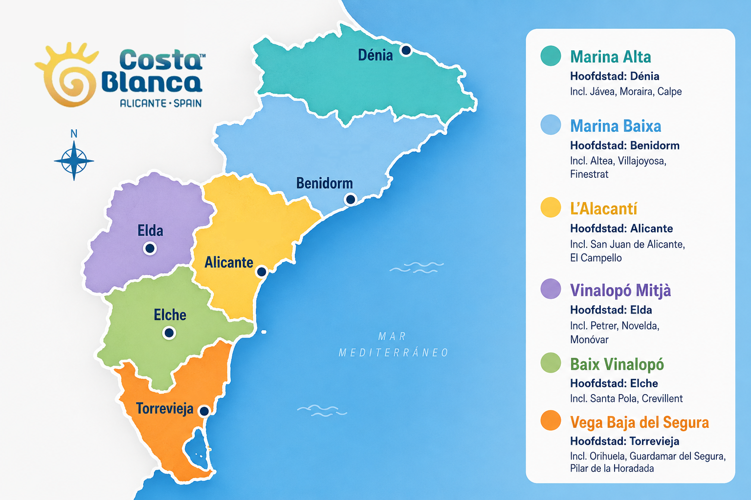 Regio comarca costa blanca