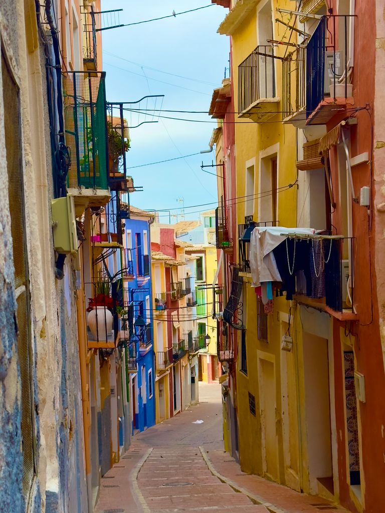 Straat in Villajoyosa